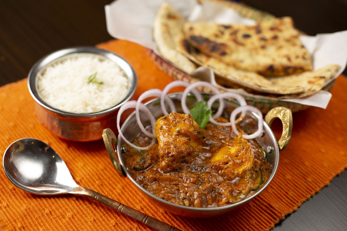 Kadhai Chicken at Mantraa Indian restaurant
