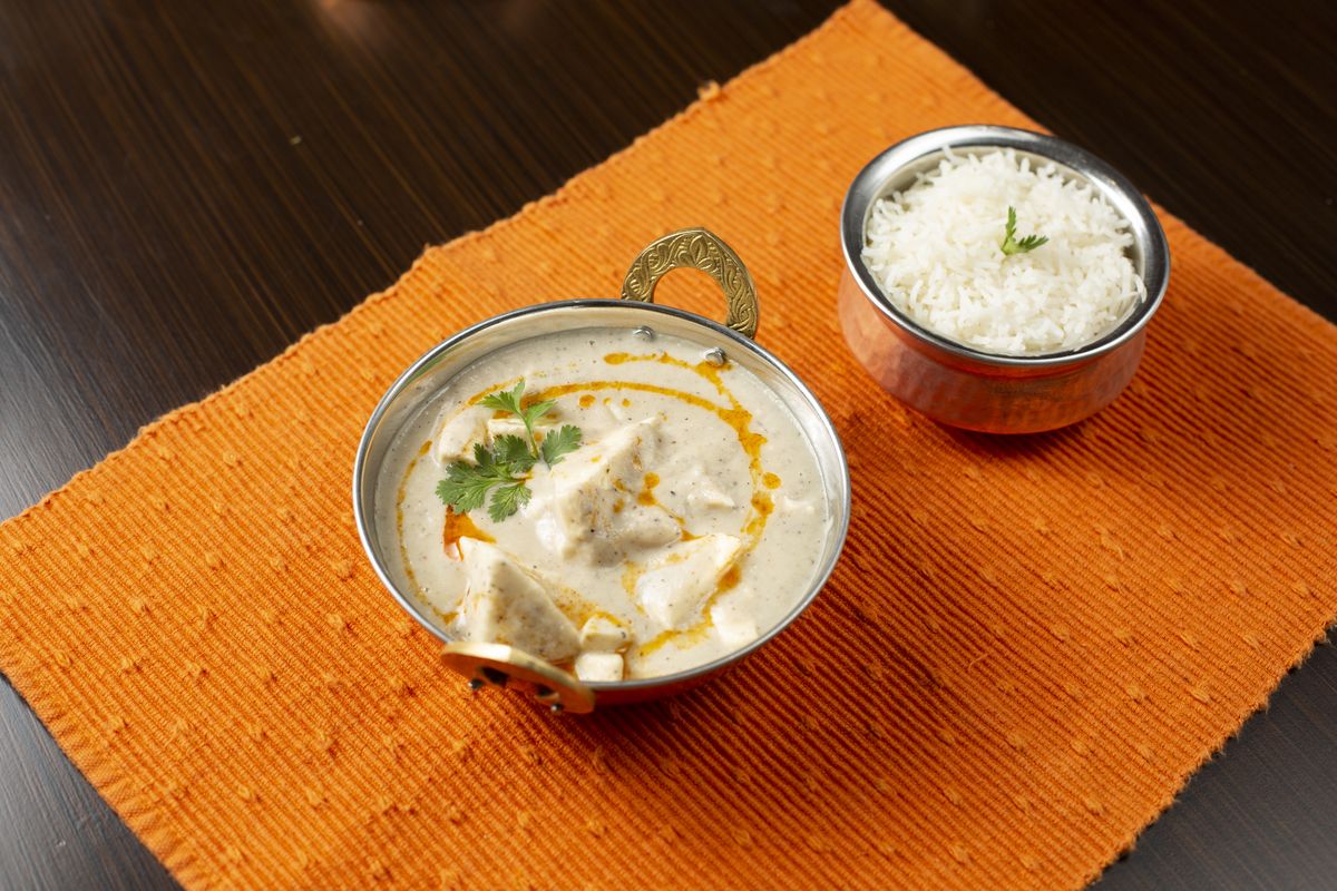 Shahi Paneer Korma at Mantraa Indian restaurant